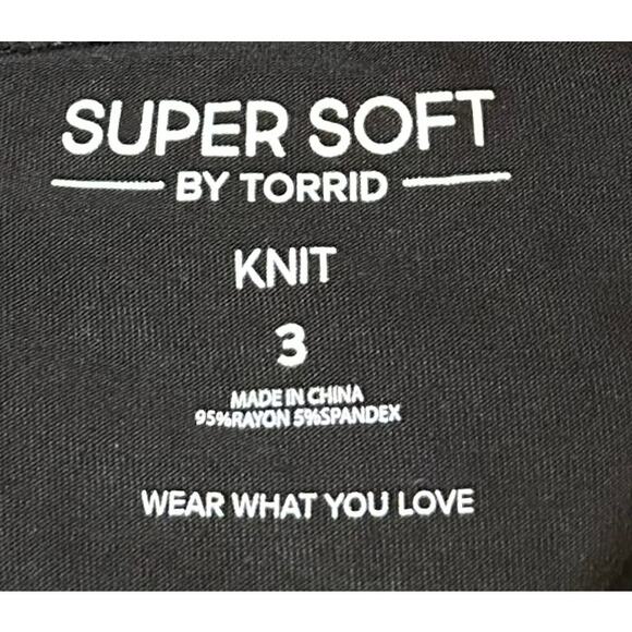 Torrid Super Soft Off Shoulder Culotte Jumpsuit Black Wide Leg Plus Size 3X - Picture 9 of 9